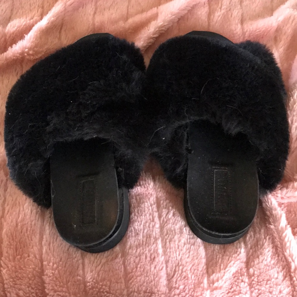 Fun fuzzy slippers